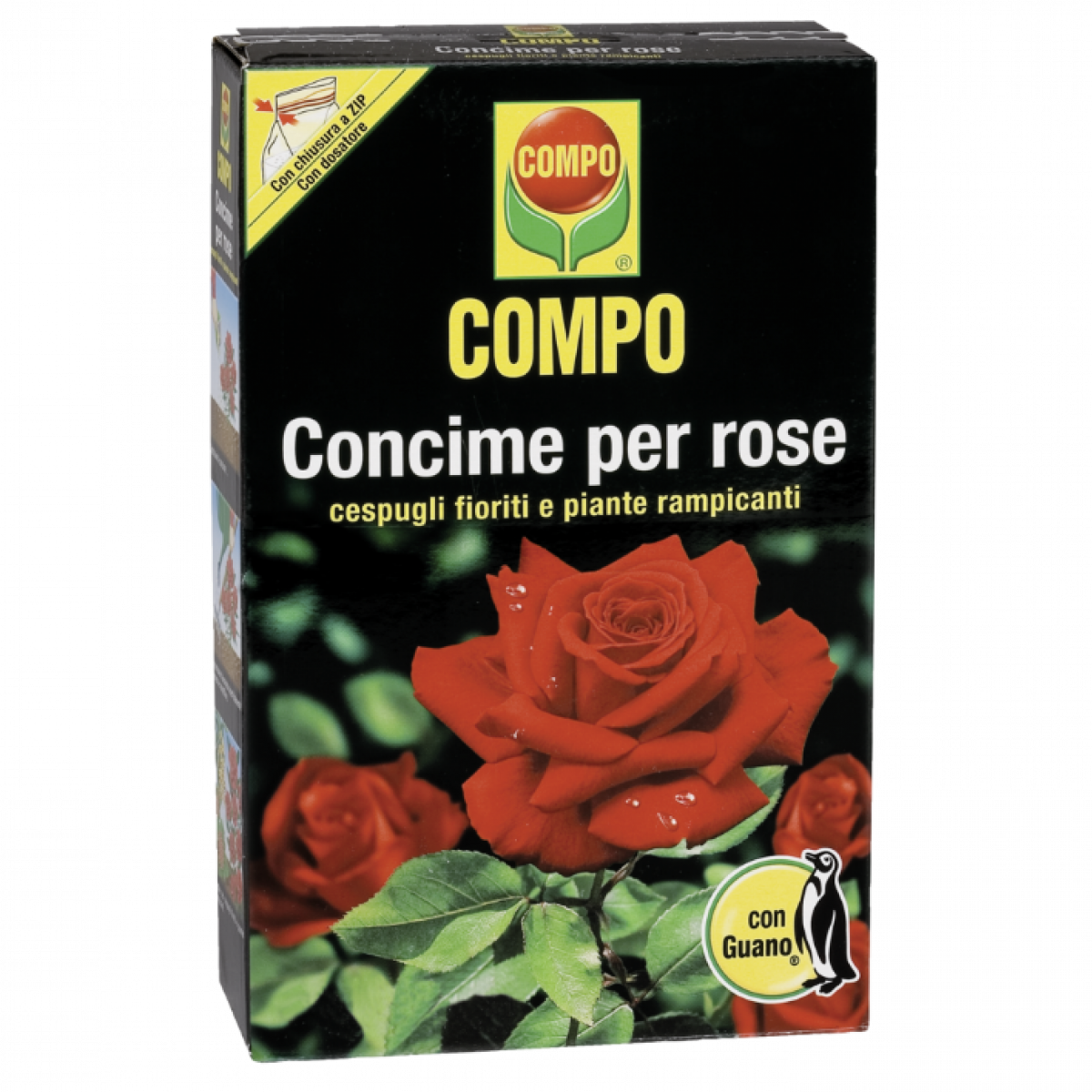 Concime per rose con guano Compo - 3 kg per 60 mq 