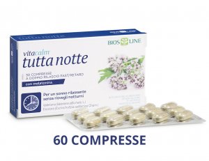 BIOS LINE VitaCalm Tutta Notte 60 compresse - Bios Line