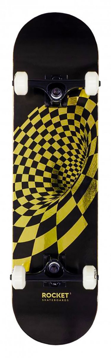 Rocket Skateboard VORTEX FOIL Completo Entry Level Professionale Principiante AVANZATO 8,0
