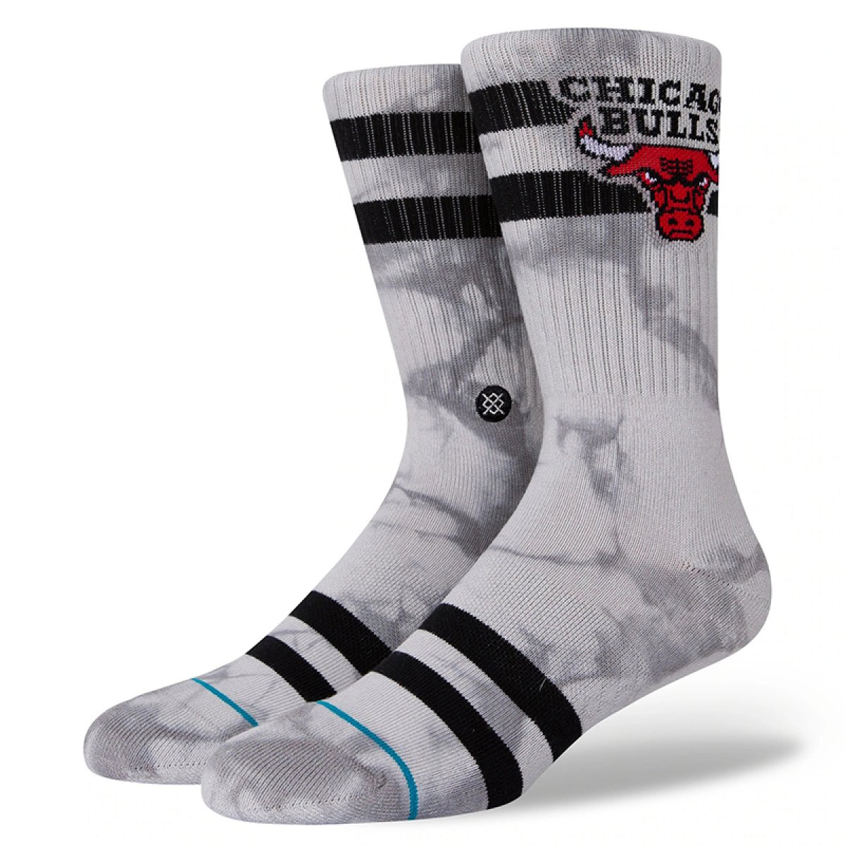 Stance calzini basket Bulls Tie dye Grey Stance