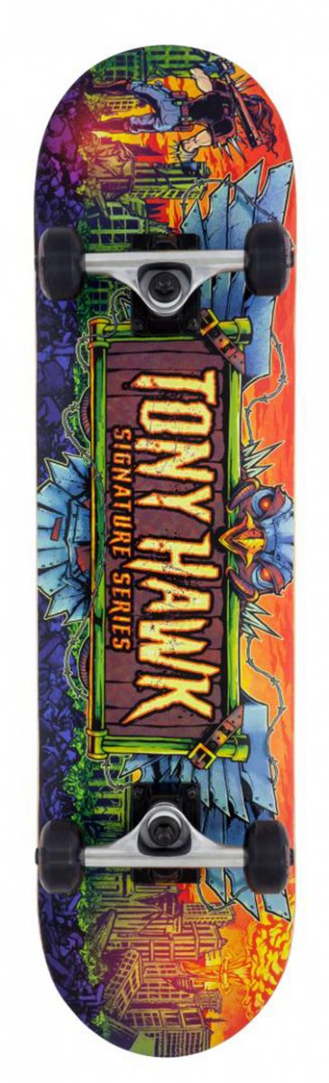 Tony Hawk 360 Hawk APOCALIPSE skateboard completo professionale 8.0