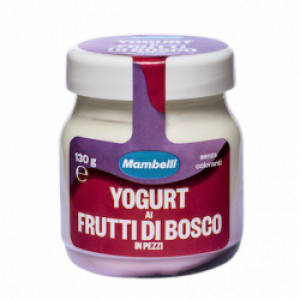 Yogurt ai frutti di bosco in pezzi g.130